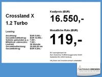 gebraucht Opel Crossland X 1.2 Turbo *LED*DAB*WPK*KAM*