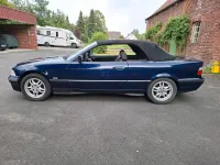 Gebraucht BMW 318 Cabriolet Basis 115 PS (84 kW) 1998 Blau Cabrio