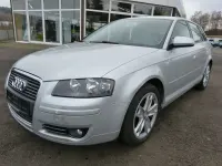 Gebraucht Audi A3 Attraction 140 PS (102 kW) 2008 Eissilber metallic Kleinwagen