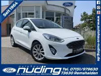 Gebraucht Ford Fiesta Titanium 86 PS (63 kW) 2018 Frostweiß Kleinwagen