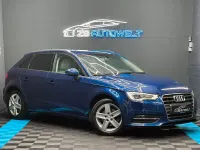 Używany Audi A3 Ambiente 122 KM (89 kW) 2014 Niebieski Sedan/Limuzyna