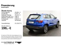 Gebraucht Skoda Karoq Drive 150 PS (110 kW) 2020 Raceblau metallic SUV