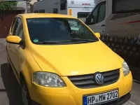 Gebraucht VW Fox 54 PS (39 kW) 2005 Gelb Kleinwagen