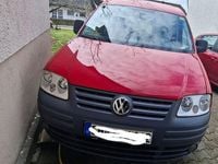 Second-hand VW Caddy Team 102 CP (75 kW) 2008 Roșu Monovolum