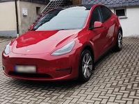 Gebraucht Tesla Model Y Long Range AWD 274 kW (373 PS) 2022 Rot SUV
