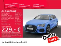 Gebraucht Audi A3 S-Line 245 PS (180 kW) 2022 Turboblau Limousine