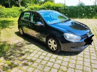 Gebraucht VW Golf VI Trendline 80 PS (58 kW) 2009 Schwarz Kleinwagen