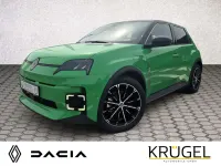 Neu Renault 5 E-Tech Komfort 77 kW (106 PS) 2026 Pop green!, black pearlschwar Limousine