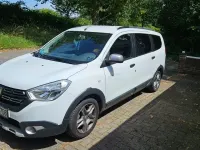 Gebraucht Dacia Lodgy Stepway 116 PS (85 kW) 2018 Weiß Van / Kleinbus
