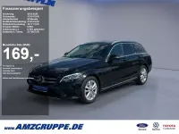 Gebraucht Mercedes C220 Avantgarde 194 PS (142 kW) 2019 Schwarz met Kombi