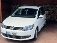 Gebraucht VW Sharan Cup 177 PS (130 kW) 2014 Weiß Van / Kleinbus