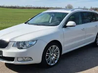 Second-hand Skoda Superb 140 CP (102 kW) 2013 Alb Break