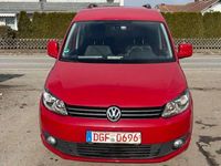 Gebraucht VW Caddy Comfortline 102 PS (75 kW) 2014 Salsa red Van / Kleinbus