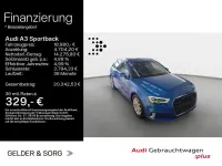 Usata Audi A3 Design 150 CV (110 kW) 2018 Blu Berlina