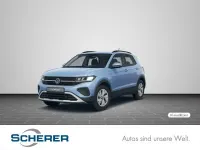 Gebraucht VW T-Cross Life 95 PS (69 kW) 2025 Clear blue metallic (metallic) SUV