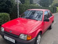 Gebraucht Ford Escort 60 PS (44 kW) 1988 Rot Limousine