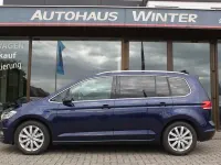 Gebraucht VW Touran Highline 150 PS (110 kW) 2017 Blau Van / Kleinbus
