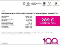 gebraucht Audi A5 Sportback 40 TDI s-tronic StandHZG AHK-klappb