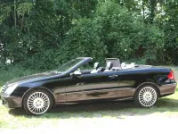 Gebraucht Mercedes CLK200 Avantgarde 184 PS (135 kW) 2007 Schwarz Cabrio