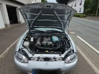 Gebraucht Mazda MX5 110 PS (80 kW) 2000 Silber Cabrio