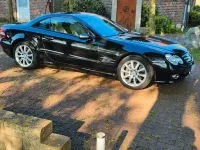Gebraucht Mercedes SL500 387 PS (284 kW) 2007 Schwarz Cabrio