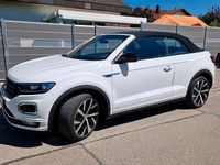 Gebraucht VW T-Roc Cabriolet R-line 150 PS (110 kW) 2020 Weiß Cabrio