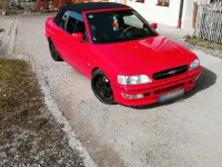 Gebraucht Ford Escort Cabriolet 105 PS (77 kW) 1993 Rot Cabrio