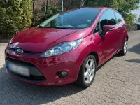 Gebraucht Ford Fiesta 96 PS (70 kW) 2009 Rot Kleinwagen