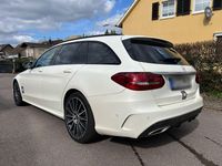 Gebraucht Mercedes C400 AMG line 333 PS (244 kW) 2020 Weiß Kombi