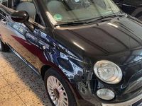 Gebraucht Fiat 500 Lounge 69 PS (50 kW) 2012 Co esterno (vesuvio schwarz) Kleinwagen