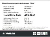 Gebraucht VW T-Roc Goal 150 PS (110 kW) 2024 Schwarz SUV