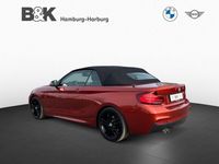 gebraucht BMW 220 220 iA Cabrio M SPORT NaviPr,AdaLED,St+Go,H/K,Kam Sportpaket Bluetooth Navi LED K