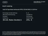 Gebraucht Audi A3 Advanced Plus 204 PS (150 kW) 2025 Pfeilgrau perleffekt Limousine