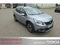 Gebraucht Peugeot 2008 Allure 110 PS (80 kW) 2018 Lack grau artense/metalliclac SUV