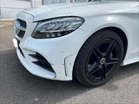 Gebraucht Mercedes C180 AMG line 156 PS (114 kW) 2019 Weiß Cabrio