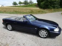 Gebraucht Mercedes SL500 320 PS (235 kW) 1997 Blau Cabrio
