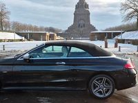 Gebraucht Mercedes C180 AMG line 156 PS (114 kW) 2020 Schwarz Cabrio