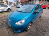 Second-hand Mitsubishi Space Star 75 CP (55 kW) 2015 Albastru Berlinǎ