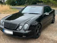 Gebraucht Mercedes CLK320 218 PS (160 kW) 2000 Schwarz Cabrio