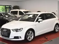 Używany Audi A3 S-Line 150 KM (110 kW) 2019 Biały Sedan/Limuzyna