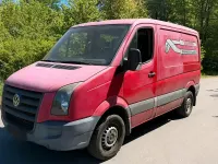 Usado VW Crafter 108 HP (79 kW) 2009 Vermelho Van