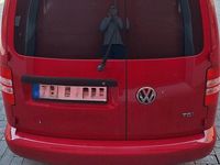 Gebraucht VW Caddy Trendline 102 PS (75 kW) 2014 Rot Van / Kleinbus