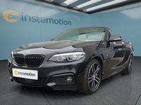 Gebraucht BMW 220 M Sport 184 PS (135 kW) 2021 Schwarz Cabrio