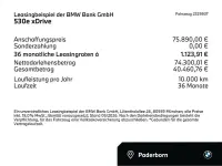 Neu BMW 530e Comfort Edition 190 PS (139 kW) 2025 Saphirschwarz (schwarz) Limousine