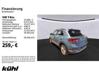 Gebraucht VW T-Roc Style 150 PS (110 kW) 2023 Petroleum blue metallic SUV