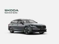 Neu Skoda Superb 204 PS (150 kW) 2026 Grau (graphitegrau metallic) Kombi