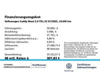 Gebraucht VW Caddy Maxi 122 PS (89 kW) 2025 Weiß Van / Kleinbus