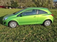 Gebraucht Opel Corsa 65 PS (47 kW) 2012 Grün Kleinwagen