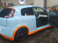 Gebraucht Fiat Grande Punto Abarth 155 PS (114 kW) 2009 Blau Kleinwagen
