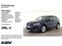 Gebraucht VW Tiguan Highline 150 PS (110 kW) 2018 Atlantik blue metallic SUV